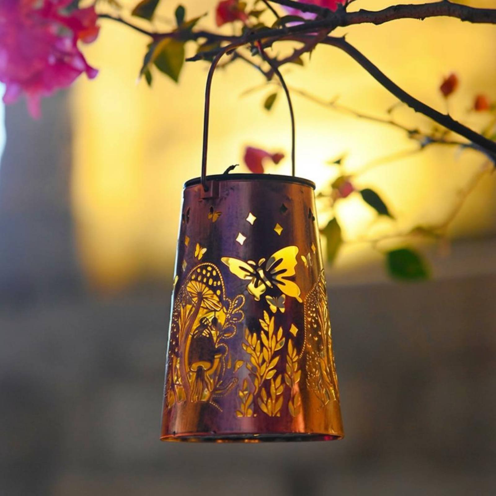 Lighting Design Decor - Çiçek Bahçesi Fener Desenli Bahçe Aydınlatıcısı