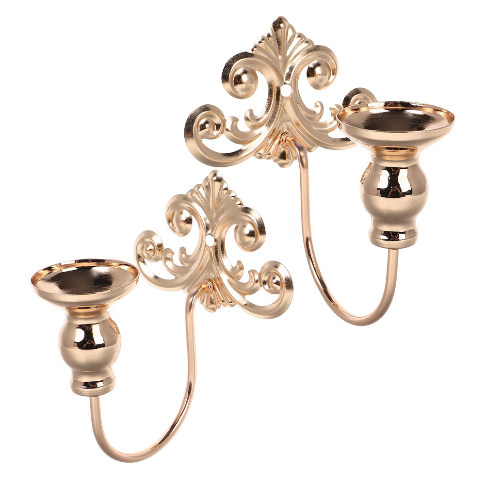 Lighting Metal Wall Decor - 2 Adet Zarif Vintage Metal Duvar