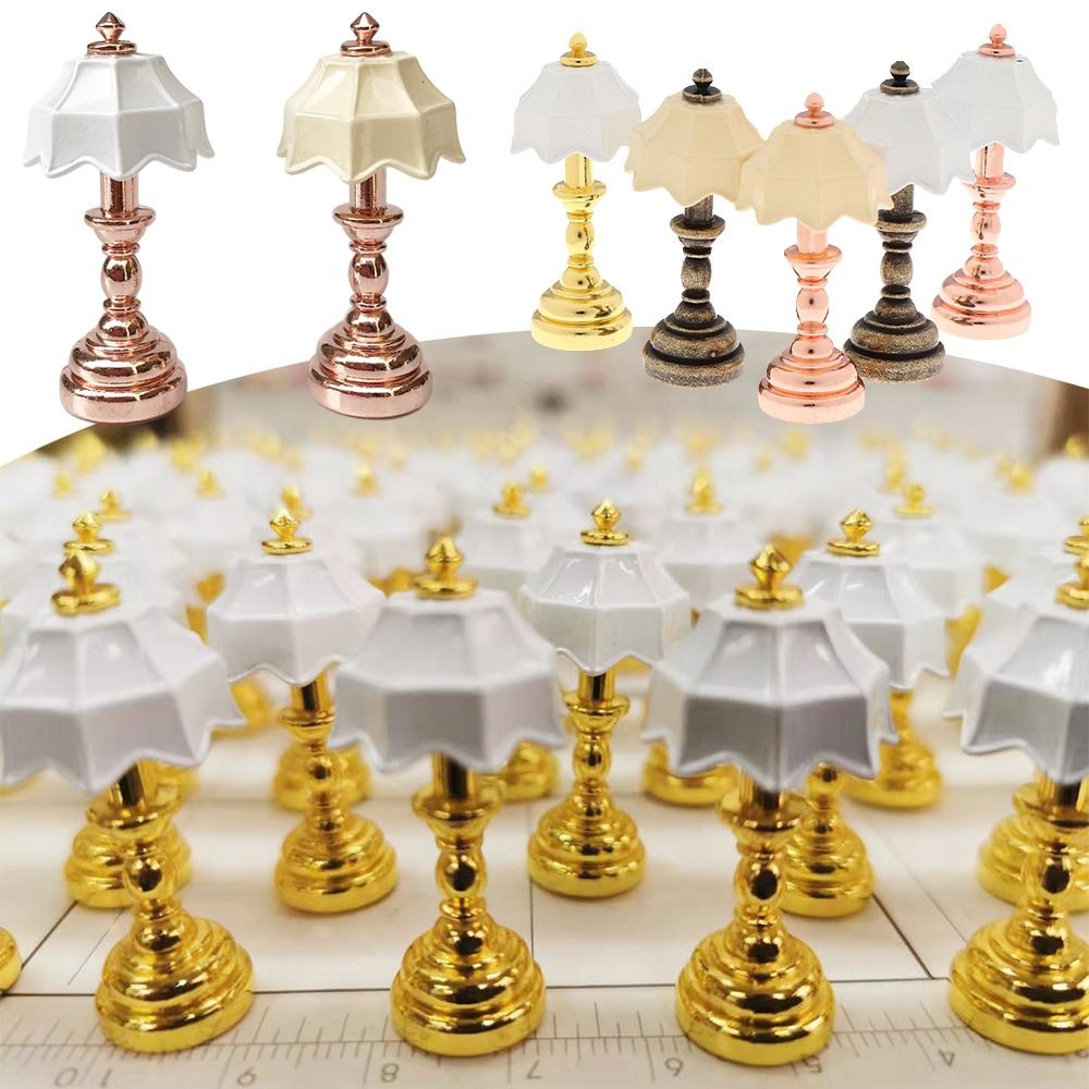 Lighting Metal Wall Decor - Aksesuarlar 1:12 Dollhouse Ev Dekor Minyatür