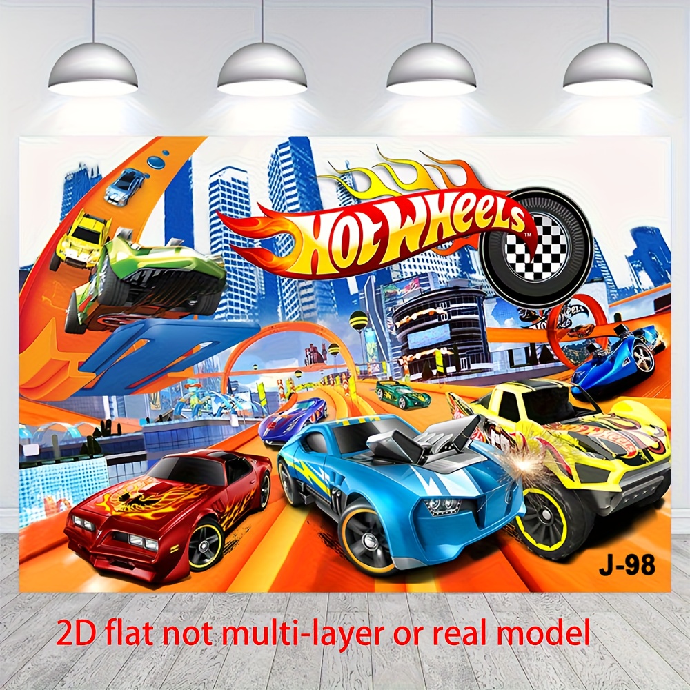 Lighting Mcqueen Decor - 2D Düz Afiş, 1 adet, Arka