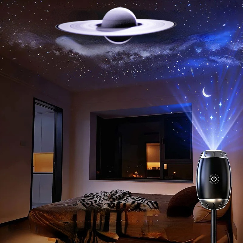 Star Projector Night - Mini Galaxy Yıldız Projektör Gece Lambası