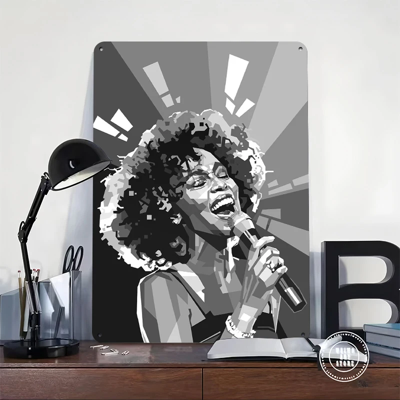 Whitney Houston Pop Art Portre - Lighting Decor Houston incelemesi ve fiyatı
