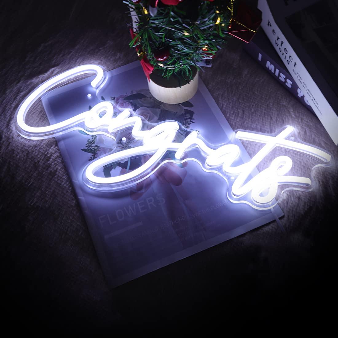 Tebrikler Neon Burcu USB Kısıl - Lighting Decoration Wedding incelemesi ve fiyatı