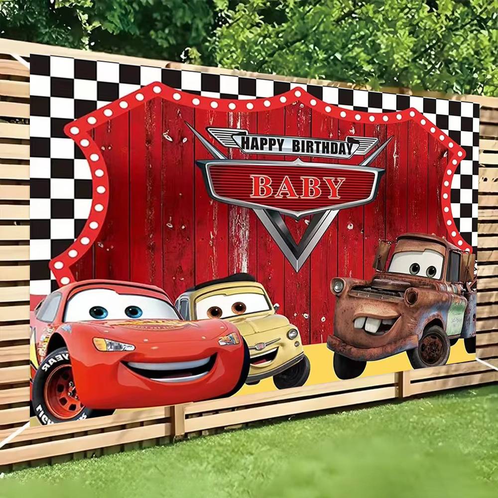 Film Arabaları Parti Süslemele - Lighting Mcqueen Decor incelemesi ve fiyatı
