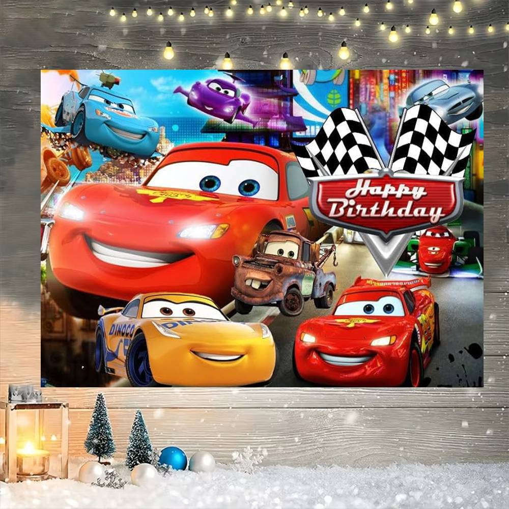 Film Arabaları Parti Süslemele - Lighting Mcqueen Decor incelemesi ve fiyatı