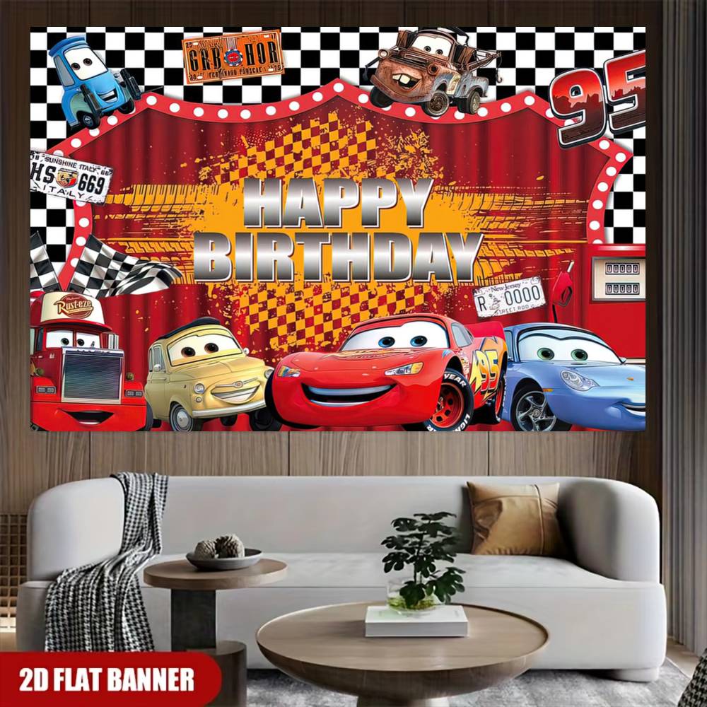 Film Arabaları Parti Süslemele - Lighting Mcqueen Decor incelemesi ve fiyatı
