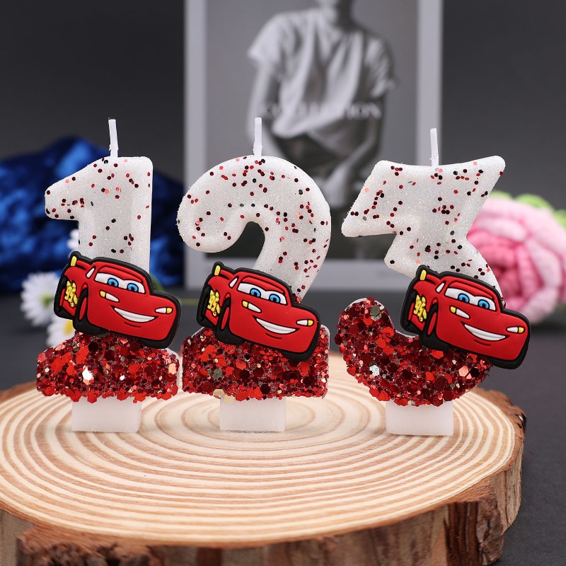 Karikatür 0-9 Dijital Pasta Sü - Lighting Mcqueen Decor incelemesi ve fiyatı