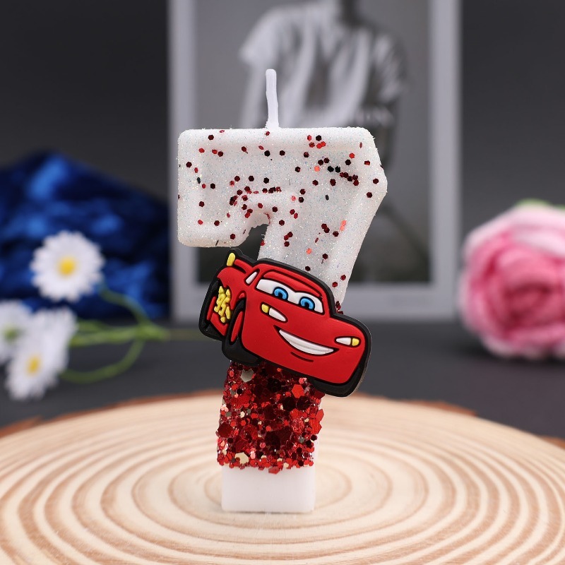Karikatür 0-9 Dijital Pasta Sü - Lighting Mcqueen Decor incelemesi ve fiyatı