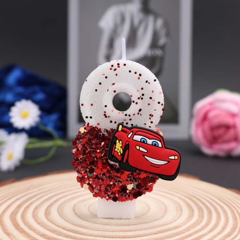 Karikatür 0-9 Dijital Pasta Sü - Lighting Mcqueen Decor incelemesi ve fiyatı