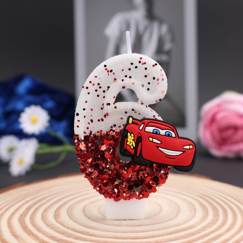 Karikatür 0-9 Dijital Pasta Sü - Lighting Mcqueen Decor incelemesi ve fiyatı