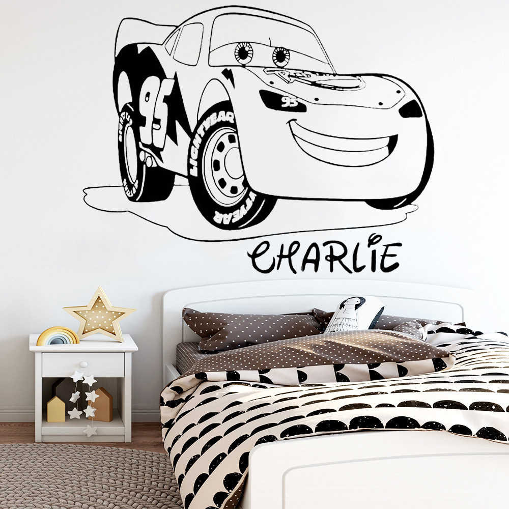Kişiselleştirilmiş adı duvar ç - Lighting Mcqueen Decor incelemesi ve fiyatı