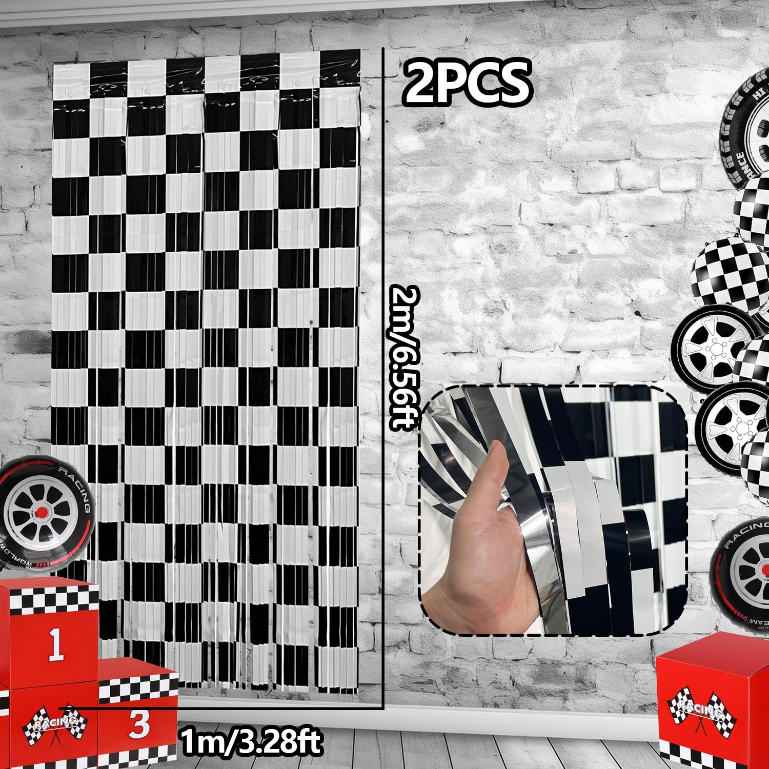 Yarış Arabası Doğum Günü Parti - Lighting Mcqueen Decor incelemesi ve fiyatı