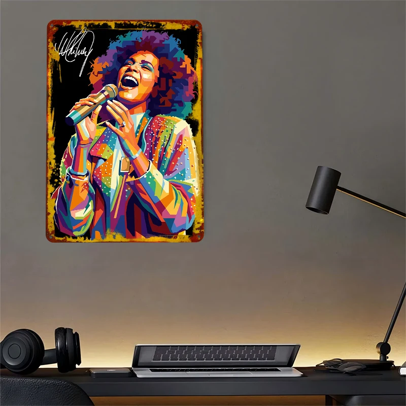 Whitney Houston Singing Pop Ar - Lighting Decor Houston incelemesi ve fiyatı
