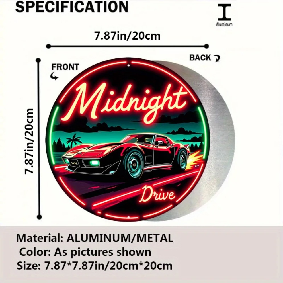Vintage Neon Araba Tabelası Ge - Lighting Metal Wall Decor incelemesi ve fiyatı