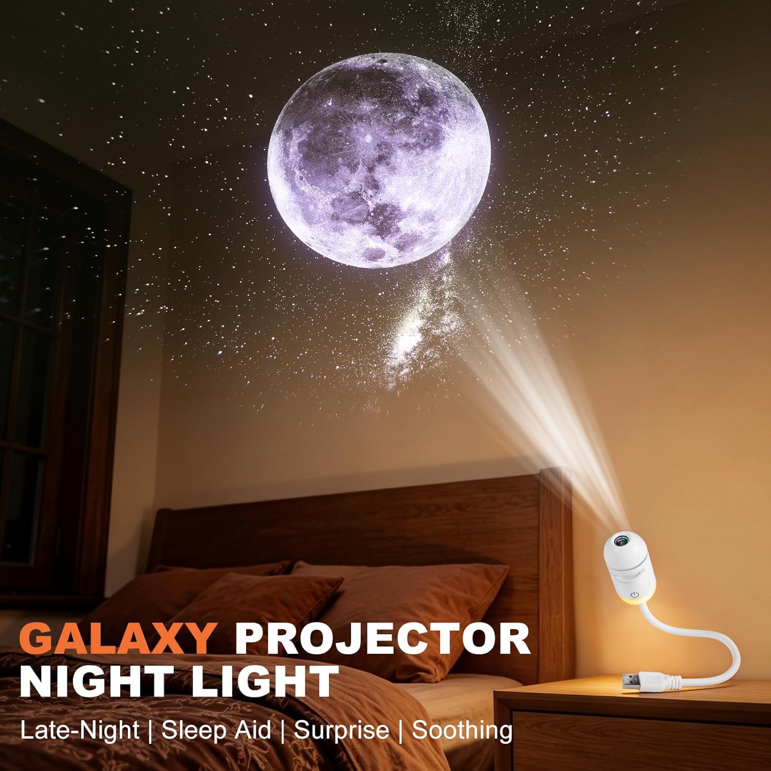 2'si 1 Arada Mini Galaksi Yıld - Star Projector Night incelemesi ve fiyatı