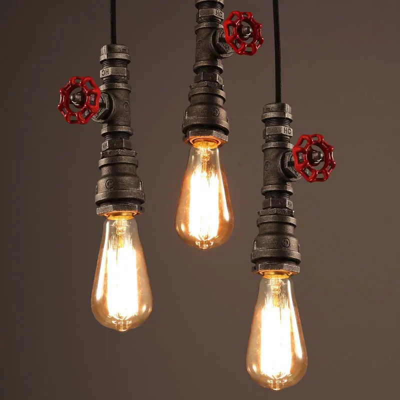 Retro Loft Endüstriyel Su Boru - Lighting Metal Wall Decor incelemesi ve fiyatı