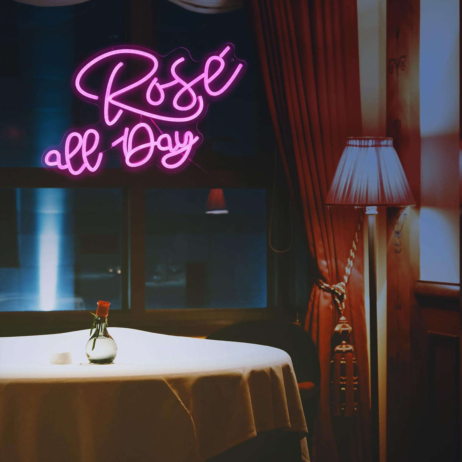 Gül Tüm Gün Neon Işık İşareti  - Lighting Decoration Wedding incelemesi ve fiyatı