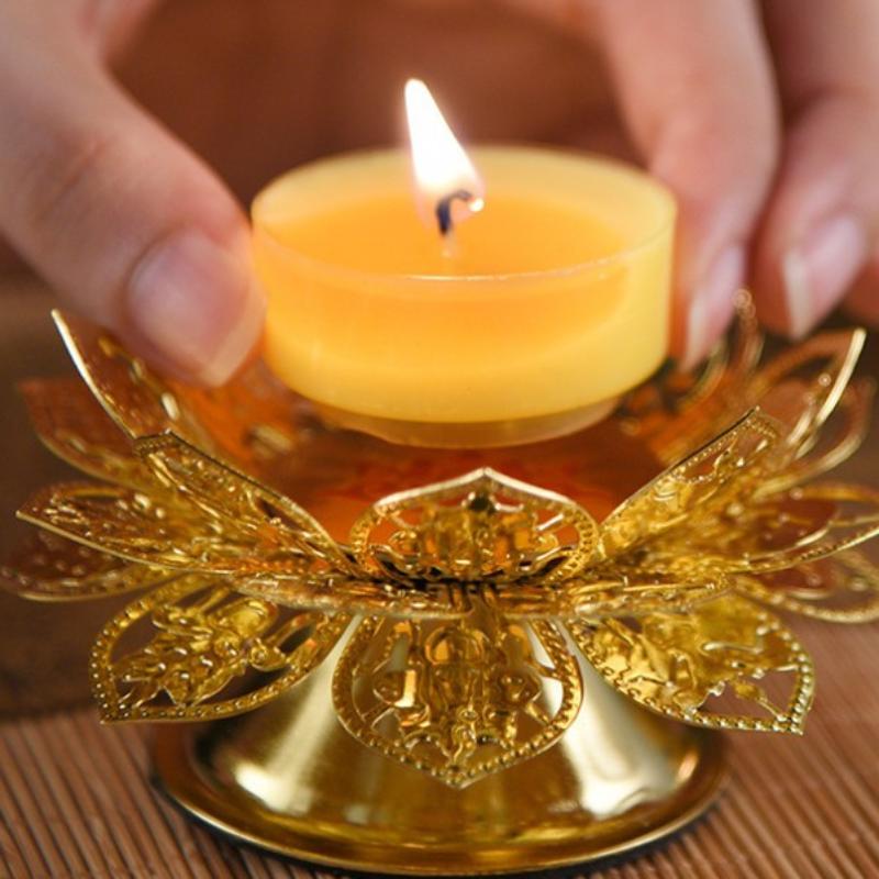 Altın Lotus Tasarımlı Tealight - Lighting Design Decor incelemesi ve fiyatı