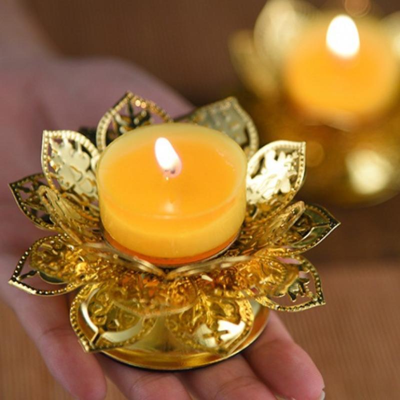 Altın Lotus Tasarımlı Tealight - Lighting Design Decor incelemesi ve fiyatı